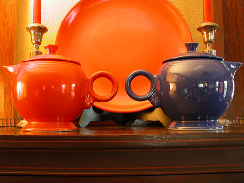 Vintage Fiestaware large teapot