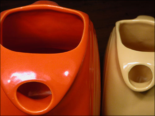 Vintage Fiesta disc water pitcher jug