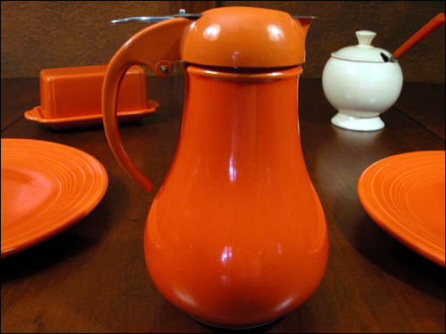 Vintage Fiestaware syrup pitcher