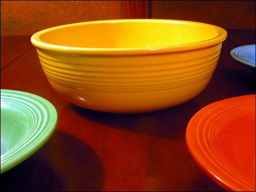 Vintage Fiesta unlisted salad bowl