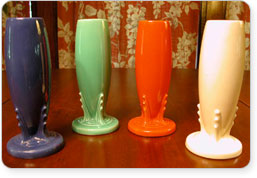 Fiestaware Vintage Bud Vases in Original Colors Authentic, Genuine Fiestaware Pottery